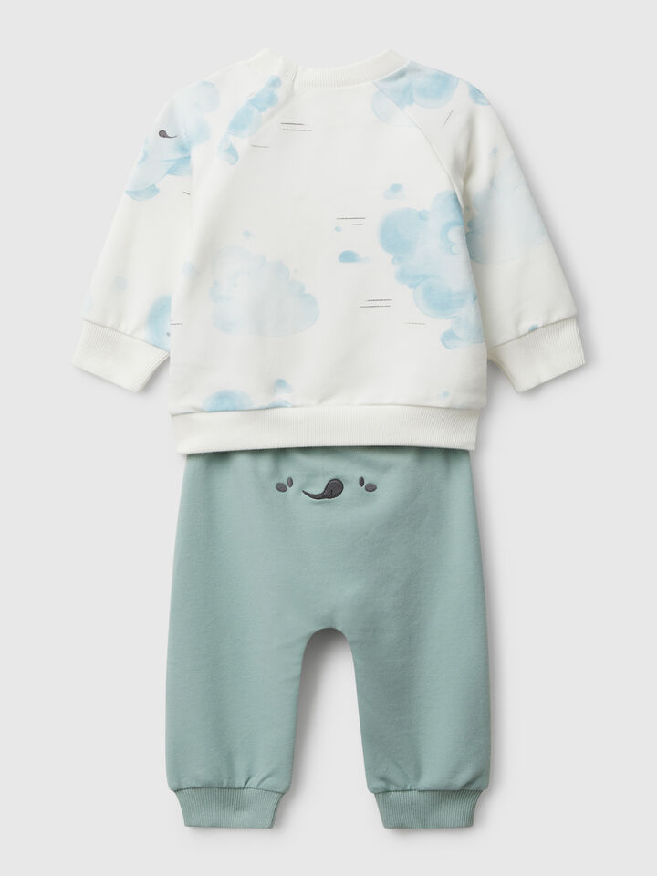 SET SWEATER+TROUSERS New Born (0-18 months) image number 2